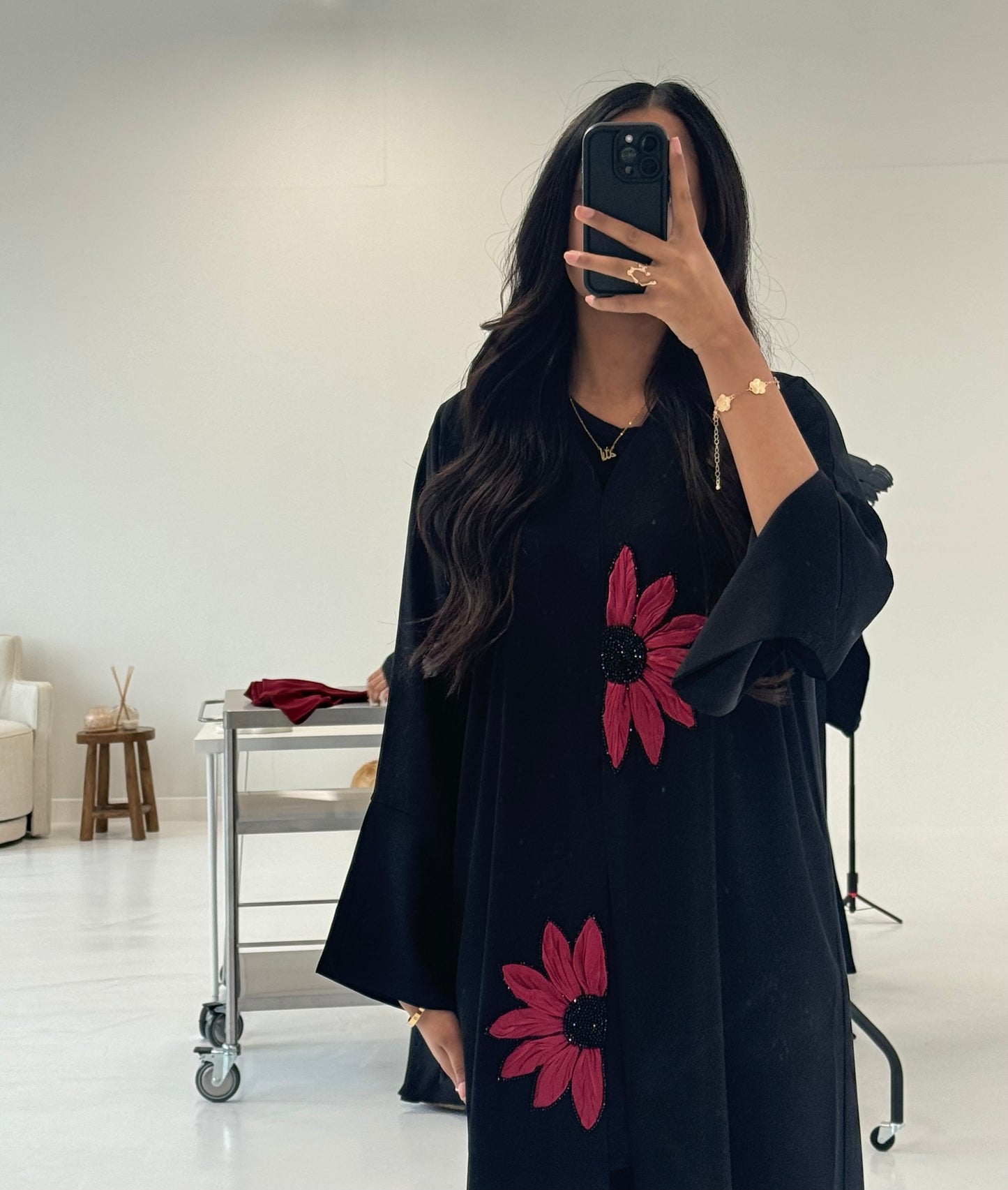 Zahra Abaya Red